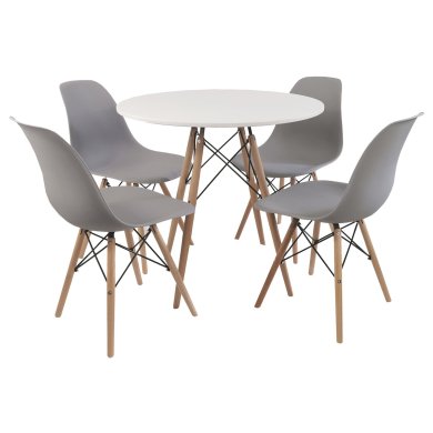 Обеденный стул Kontrast MIA 2 Серый - 7 Обеденный стул Kontrast MIA 2 Серый 6.05.14256 фото - 7