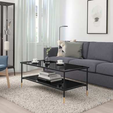 IKEA Журнальный стол ASPEROD Черный (ИКЕА АСПЕРОД) 00461888 фото - 2
