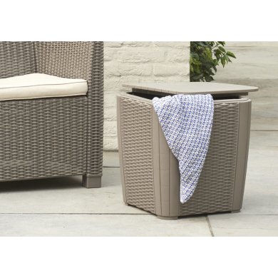 Садовый стол-сундук Keter LUZON 2 Графит - 3 Садовый стол-сундук Keter LUZON 2 Графит 223934 фото - 3