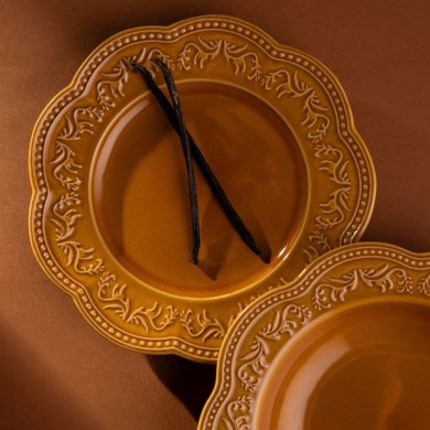 Десертная тарелка Homla SALTIS 20 см Янтарный 241377 фото - 4