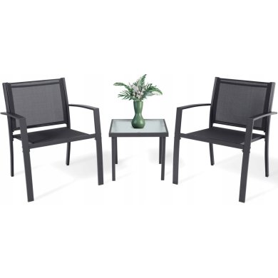 Комплект садовой мебели Garden Line TWIST Серый - 5 Комплект садовой мебели Garden Line TWIST Серый ANH6142 фото - 5