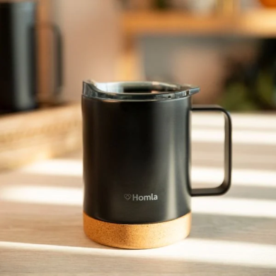 Термокружка Homla TORREL 400 мл | Черный / Дерево 219172 фото - 7