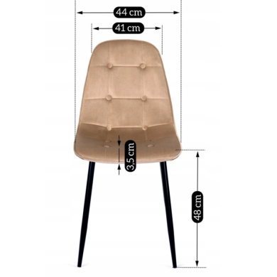 Обеденный комплект мебели Mebel Elit HARRY ARIS | Дуб ривьера / Черный / Бежевый - 2 Обеденный комплект мебели Mebel Elit HARRY ARIS | Дуб ривьера / Черный / Бежевый HARRY/DR/CZ/S/ARIS/BZ/V/Z4/K фото - 2