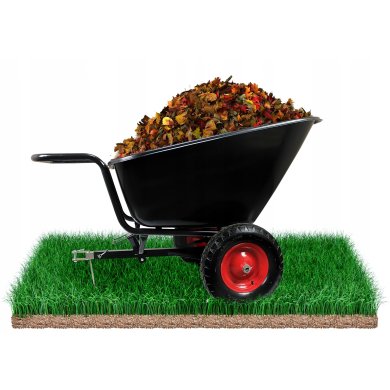 Садовая тележка Garden Line 160 л Черный WOZ3849 фото - 2