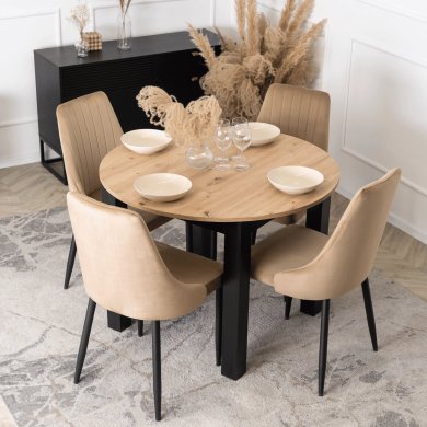 Обеденный стул Mebel Elit BARI Welur Бежевый ME.BARI/BZ/V/K фото - 7