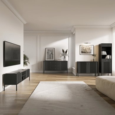 Витрина Mebel Elit SOFT Черный W.ISEO/CZ/WIT фото - 6