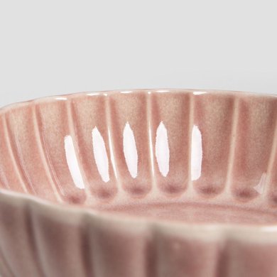 Глибока тарілка Homla MELIDA 19 см Рожевий 235892 фото - 3