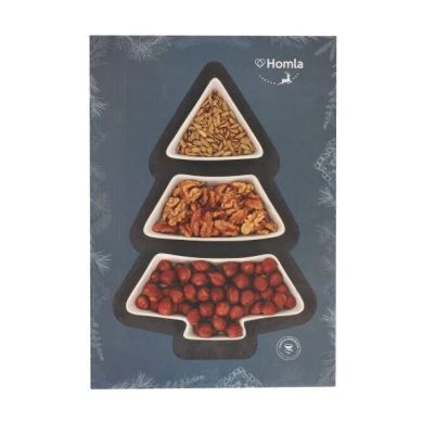 Сервірувальні тарілки Homla VERCER | Білий / Графіт 210674 фото - 5