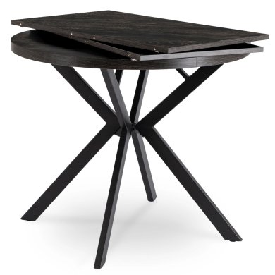 Розкладний обідній стіл Mebel Elit LUGO Чорний - 4 Розкладний обідній стіл Mebel Elit LUGO Чорний ME.LUGO/CZ/CZ/S фото - 4