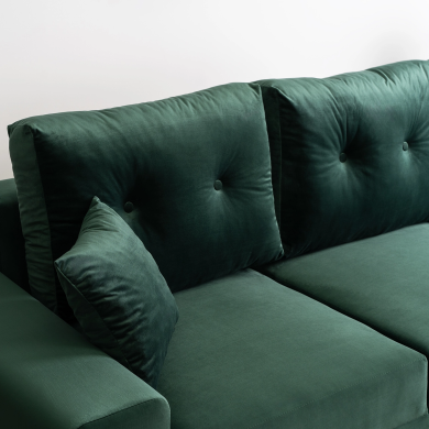 Розкладний диван Mebel Elit EMIL Зелений MGK.ELIO/VELLUTO10/SOF фото - 9