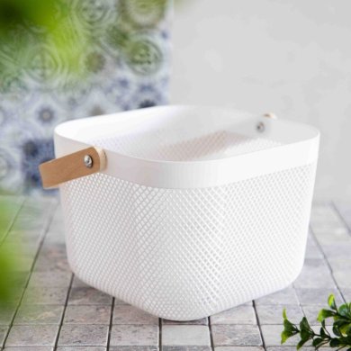 Кошик Homla ELIJAH 21x18 см Білий 228625 фото - 4