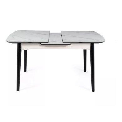 Раскладной обеденный стол Signal APOLLO Ceramic Marmur Белый APOLLOBC120 фото - 3