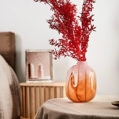 Ваза Homla OMBRE 15,5x20 см Коричневий 234736 фото - 6