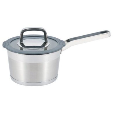 Сотейник із кришкою Duka Eskil 1600 мл | Сріблястий 1217655 фото - 2