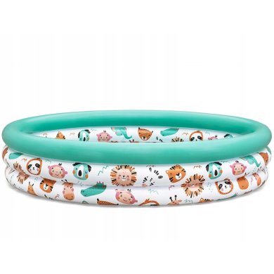 Надувной детский бассейн Bestway 51226 SAFARI 122x25 см Зеленый BES51226 фото - 2