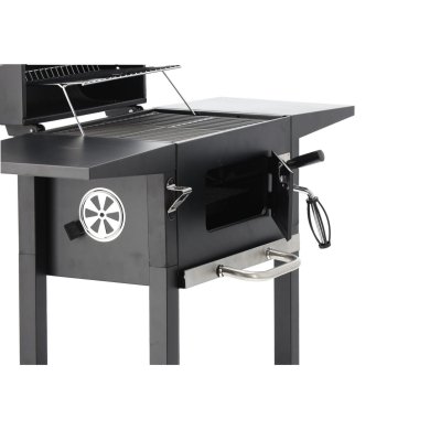 Угольный гриль с чугунной решеткой Garden Line INFERNO Черный BBQ5214 фото - 5