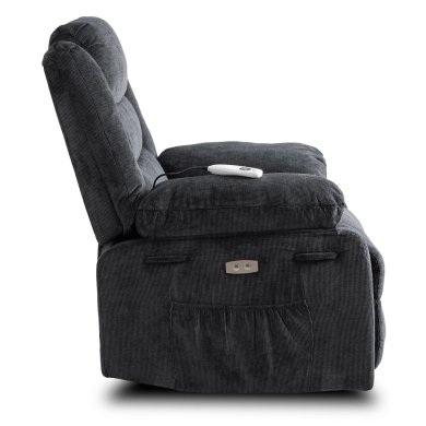 Кресло мягкое раскладное с реклайнером Mebel Elit JASPER Темно-серый ME.JASPER/CP/T/FW фото - 4