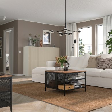 Журнальний стіл FJALLBO Коричневий - 3 IKEA Журнальний стіл FJALLBO Коричневий (ИКЕА ФЬЯЛЬБО) 90539576 фото - 3