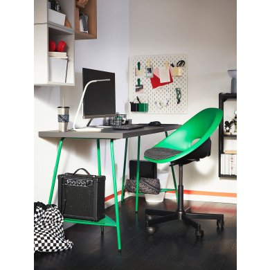 IKEA Офісне крісло ELDBERGET/MALSKAR Зелений (ИКЕА ЭЛЬДБЕРГЕТ/МАЛЬСКАР) 69444410 фото - 6