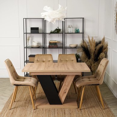 Раскладной обеденный стол Mebel Elit CLARK Дуб артизан PM.DUBAJ/A/CZ/S фото - 11