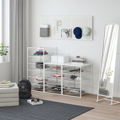 IKEA Стелаж JONAXEL Білий (ИКЕА ЙОНАКСЕЛЬ) 89297677 фото - 3