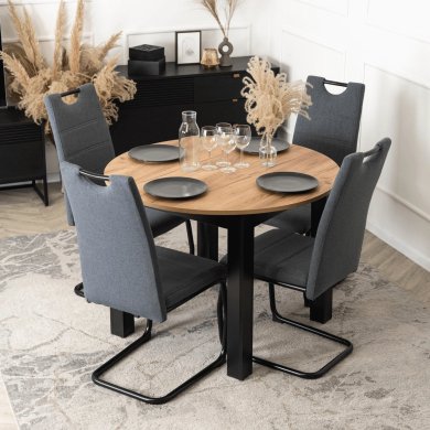 Обідній стілець Mebel Elit LOPEZ Темно-сірий ME.LOPEZ/CP/CZ/T/K фото - 7