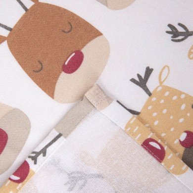 Набір кухонних рушників Homla REINDEER 45x65 см 2 шт Принт 223200 фото - 4