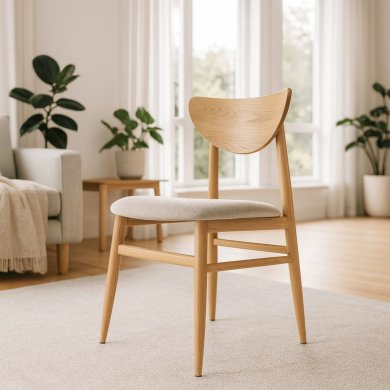 Обеденный стул Mebel Elit BRAGA Бежевый ME.BRAGA/KR/D/T/K фото - 5