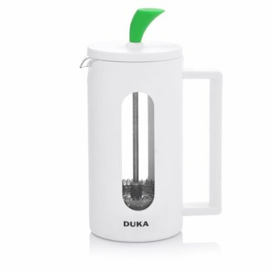 Заварник с прессом Duka French Press KNOBB 350 мл | Белый / Зеленый 2220743