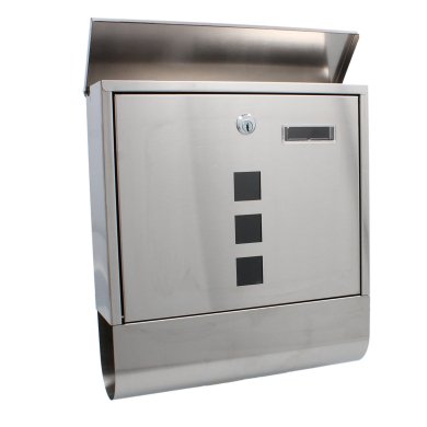 Почтовый ящик Chomik ALBATROSS 30,5х10х33,5 см Серебристый TIS3463 фото - 3