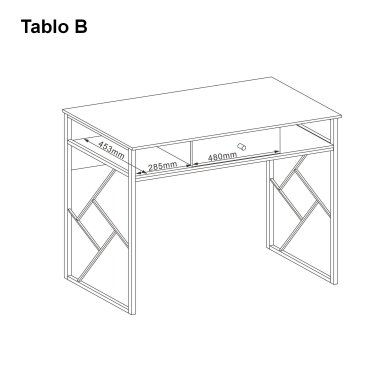Письменный стол Signal TABLO B Дуб TABLOB фото - 2