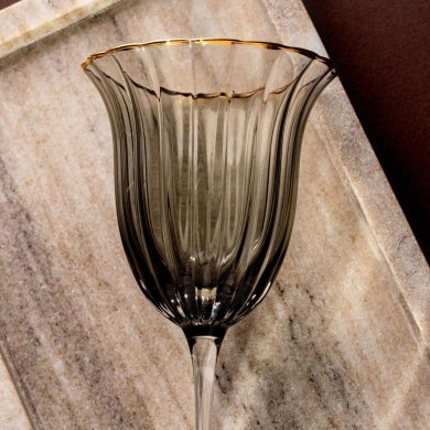 Бокал для вина Homla SCURO 450 мл Черный 241491 фото - 5