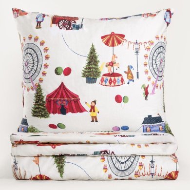 Комплект постільної білизни Homla CIRCUS JOY 140x200 см Принт 242063
