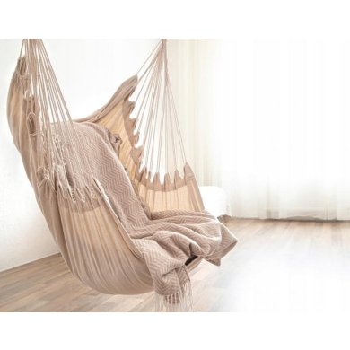 Подвесное кресло-гамак Garden Line HAM3316 Бежевый - 2 Подвесное кресло-гамак Garden Line HAM3316 Бежевый HAM3316 фото - 2
