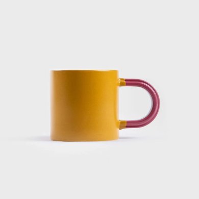 Кружка Homla BOJA 2 450 мл Гірчичний - 3 Кружка Homla BOJA 2 450 мл Гірчичний 234210 фото - 3