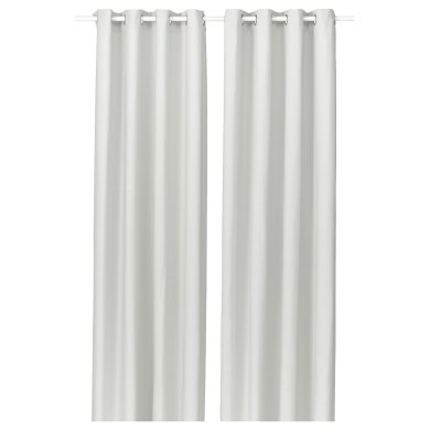 IKEA Шторы GINSTMOTT 145х300 см 2 шт Белый (ИКЕА ГИНСТОТТ) 30605418