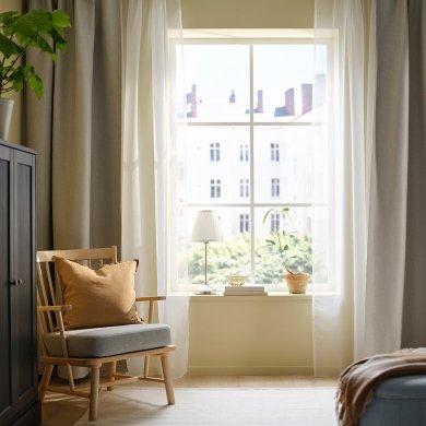 IKEA Тюль TERESIA 145x300 см 2 шт Білий (ИКЕА TERESIA) 50232333 фото - 11