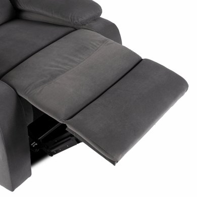 Кресло мягкое раскладное с реклайнером Mebel Elit KOBE Welur Серый - 11 Кресло мягкое раскладное с реклайнером Mebel Elit KOBE Welur Серый ME.KOBE/P/V/FW фото - 11