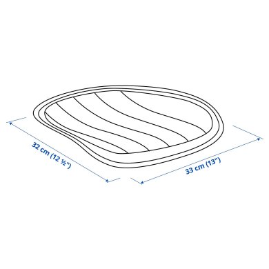 Подушка на стул PYNTEN Бирюзовый - 5 IKEA Подушка на стул PYNTEN Бирюзовый (ИКЕА ПИНТЕН) 90538826 фото - 5