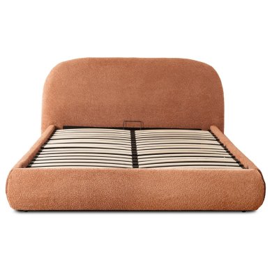 Ліжко Mebel Elit ROSSO Boucle 160x200 см Рудий ME.ROSSO/160/RD/TB/LOZZPOJ фото - 4