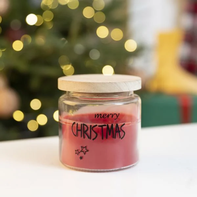 Ароматична свічка Homla JOA 10 см | Червоний 200383 фото - 4