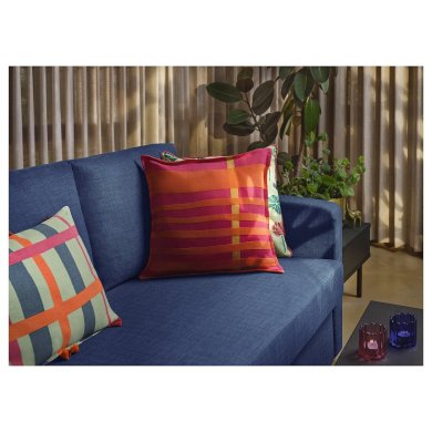 IKEA Декоративная наволочка AROMATISK 50х50 см Розовый (ИКЕА АРОМАТИСК) 50587649 фото - 5