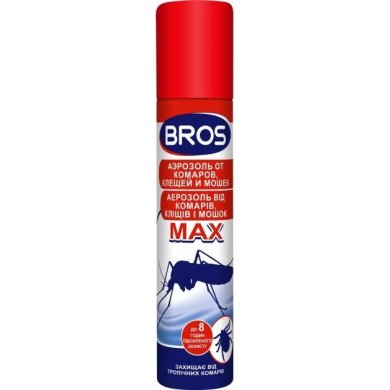 Спрей от комаров и клещей Bros Max 90 мл 5904517049543 фото - 2