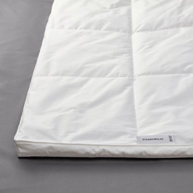 IKEA Одеяло демисезонное STRANDMOLKE 150x200 см Белый (ИКЕА СТРАНДМОЛКЕ) 30459191 фото - 2