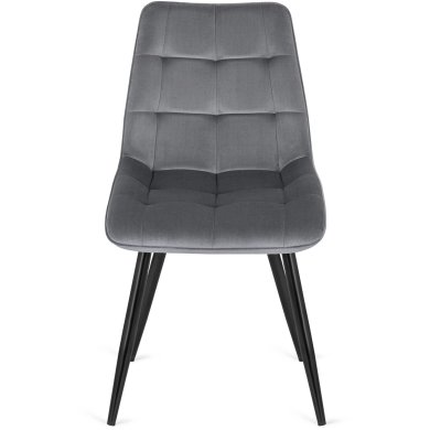 Обеденный стул Mebel Elit RIO Welur Серый - 2 Обеденный стул Mebel Elit RIO Welur Серый ME.RIO/P/V/K фото - 2