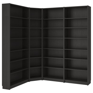IKEA Стеллаж BILLY Черный (ИКЕА БИЛЛИ) 29020470