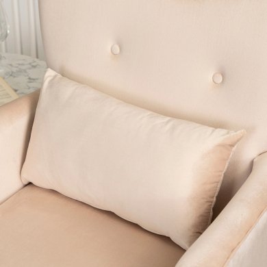 Кресло мягкое Mebel Elit BUNNY Welur Бежевый - 11 Кресло мягкое Mebel Elit BUNNY Welur Бежевый ME.BUNNY/BZ/DK/V/FW фото - 11