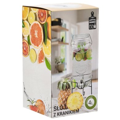 Диспенсер для напитков Chomik 4 л Прозрачный SIP2010 фото - 3