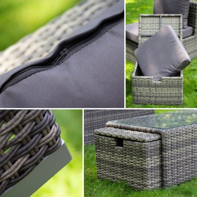 Комплект садовой мебели Meven SORRENTO Серый - 5 Комплект садовой мебели Meven SORRENTO Серый MV-JG04-0104-SORRENTO фото - 5