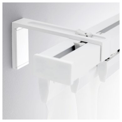 Настенный кронштейн для профильных карнизов VIDGA 12 см Белый - 2 IKEA Настенный кронштейн для профильных карнизов VIDGA 12 см Белый (ИКЕА ВИДГА) 70299148 фото - 2